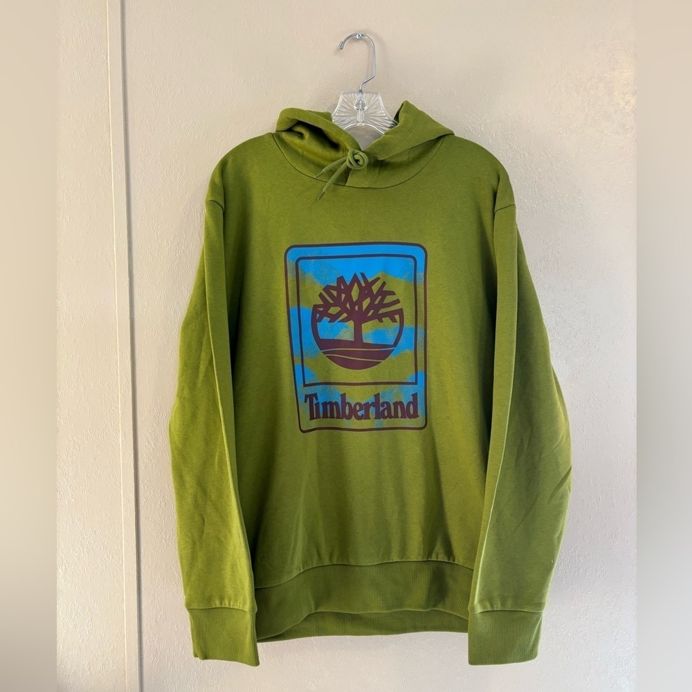 NWT Timberland Men's Outdoor Graphic Brushback Hoodie sz XL